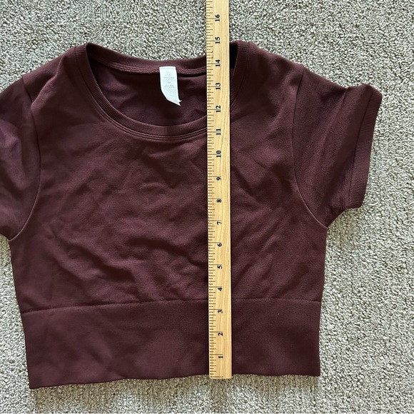 Aerie Fitted Crop Tee Short Sleeve Size Small - Picture 5 of 6